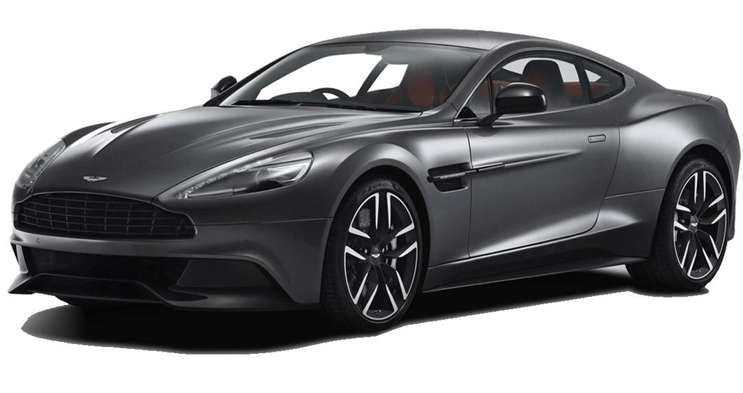 Dark Grey Aston Martin png transparent