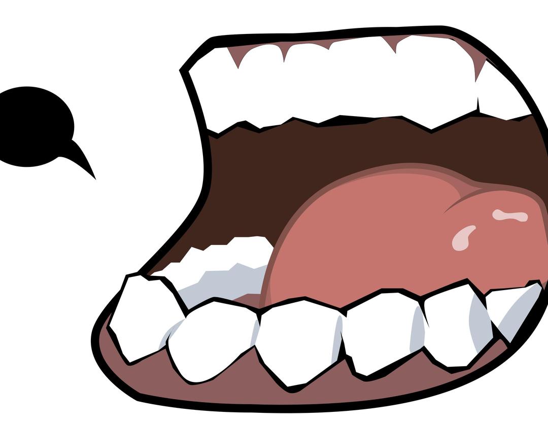 Dark mouth png transparent
