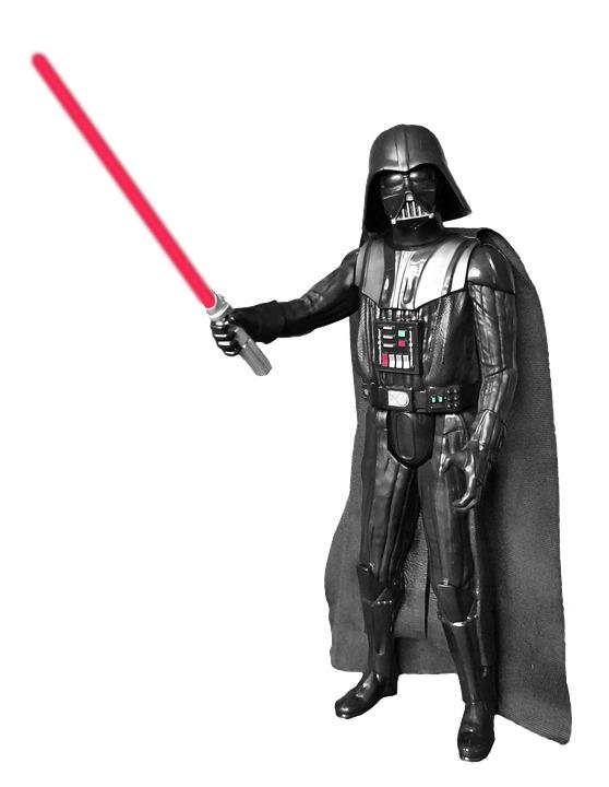 Darth Vader Figure png transparent