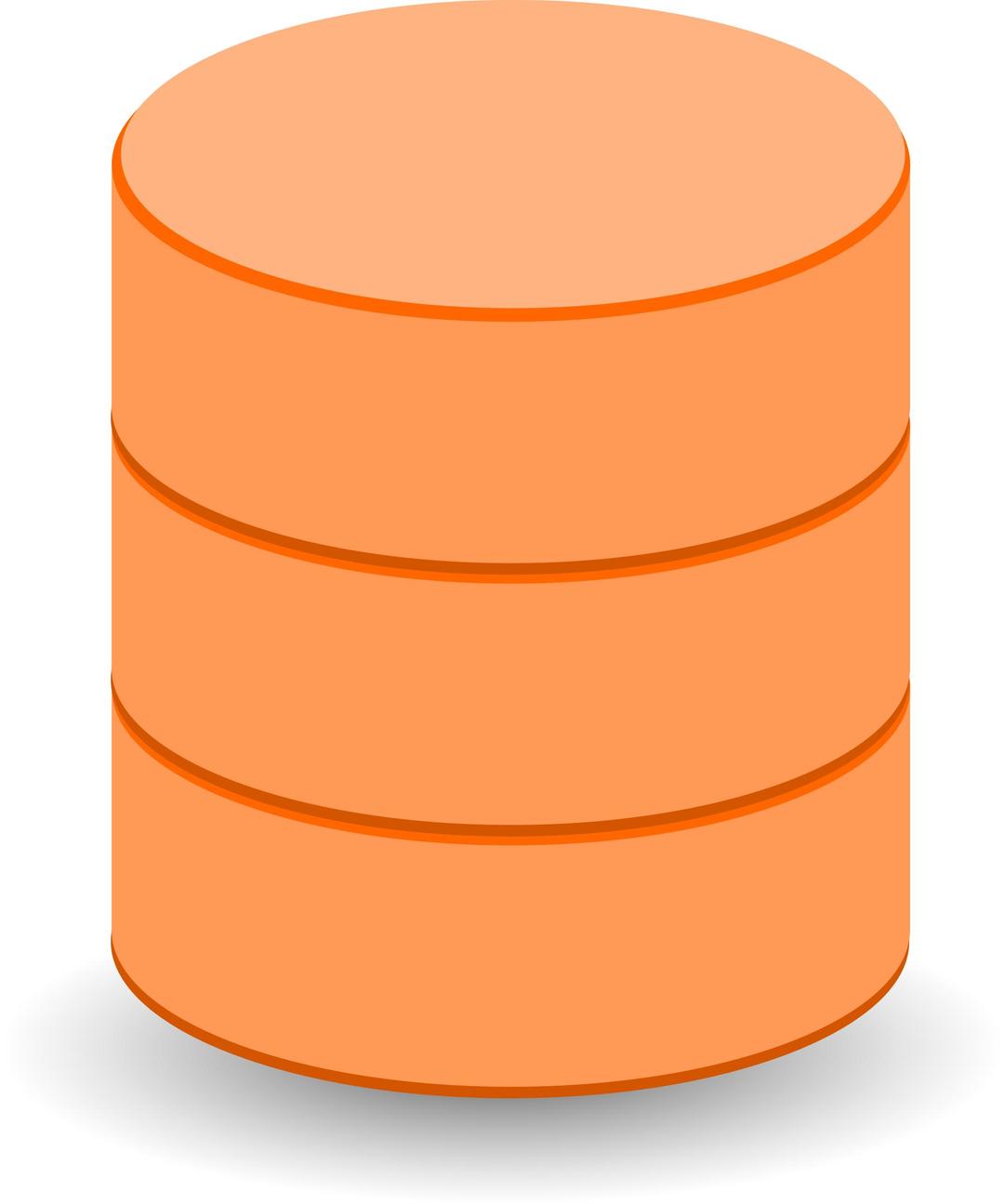 DataBase Orange png transparent