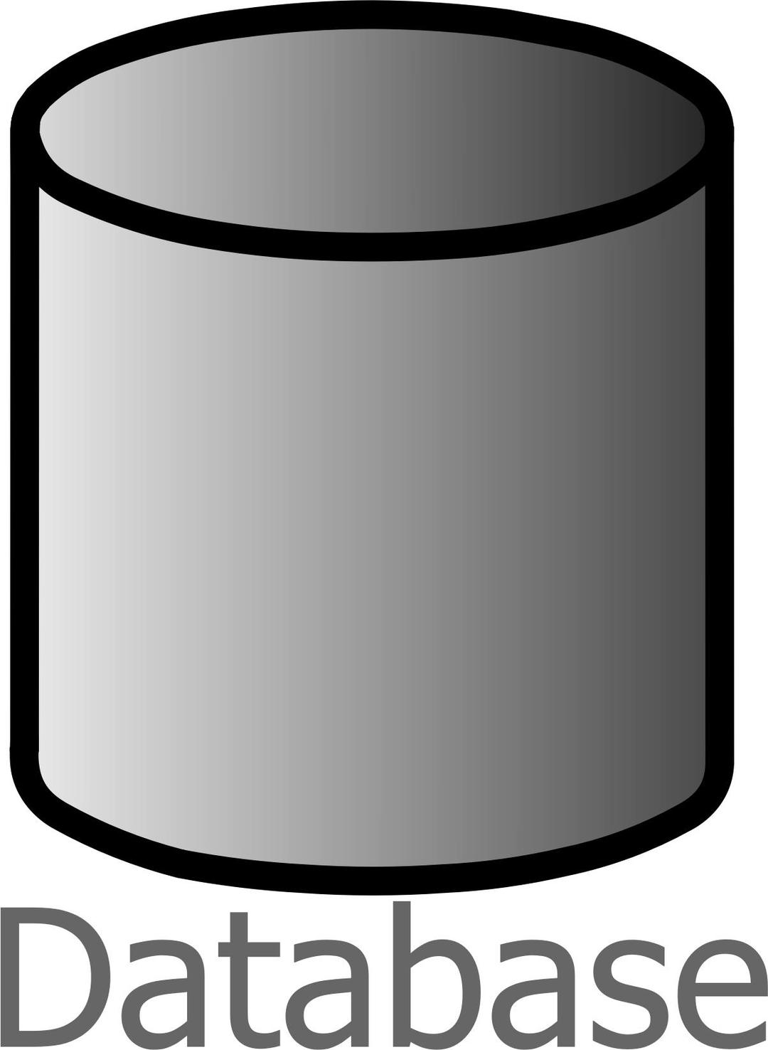 Database Symbol Labelled png transparent