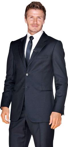 David Beckham Suit png transparent