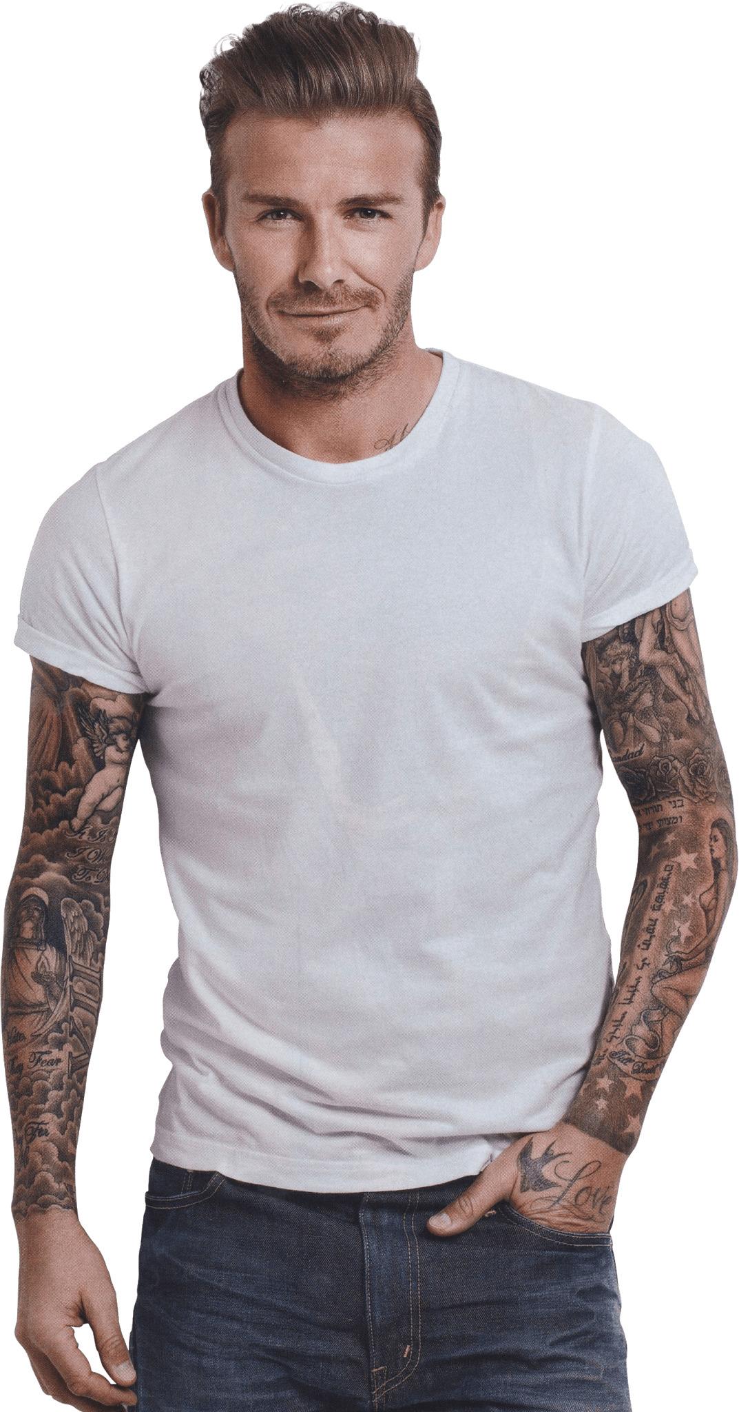 David Beckham Tattoos png transparent