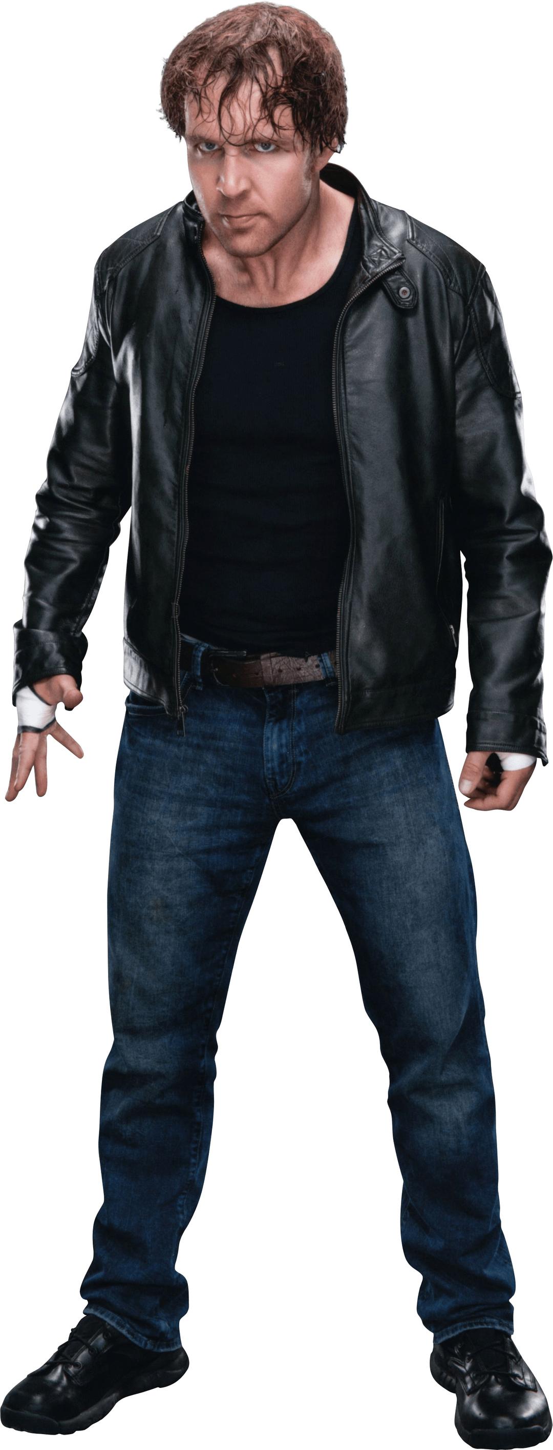 Dean Ambrose Leather Jacket Standing png transparent