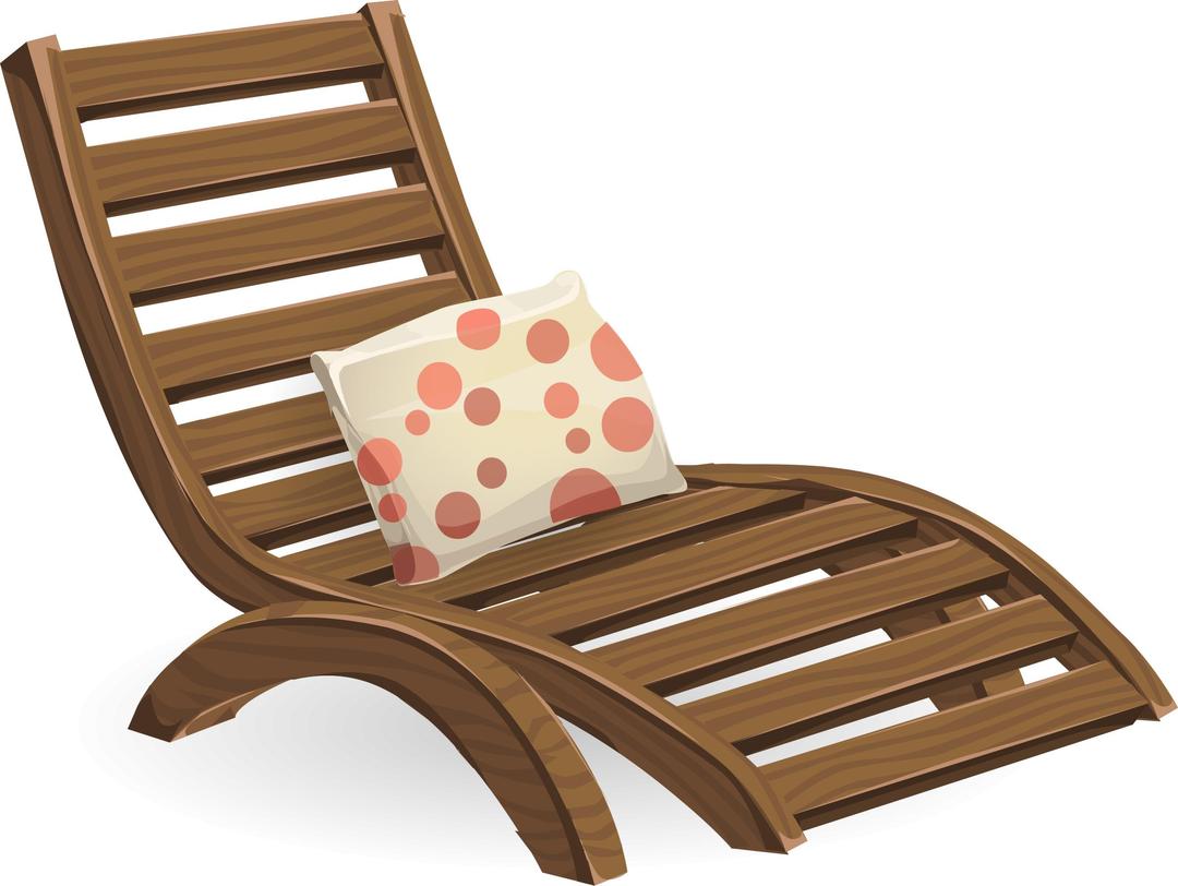 Deck chair from Glitch png transparent