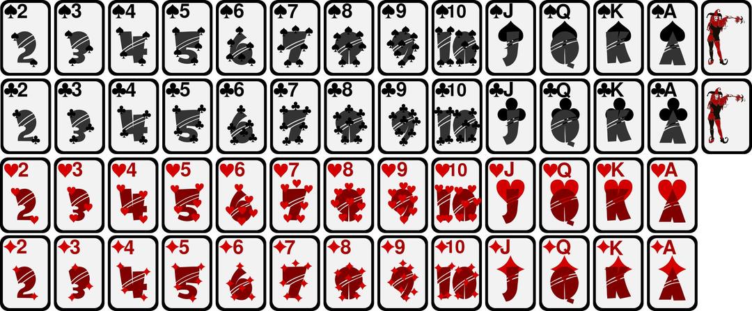 Deck of Playing Cards png transparent