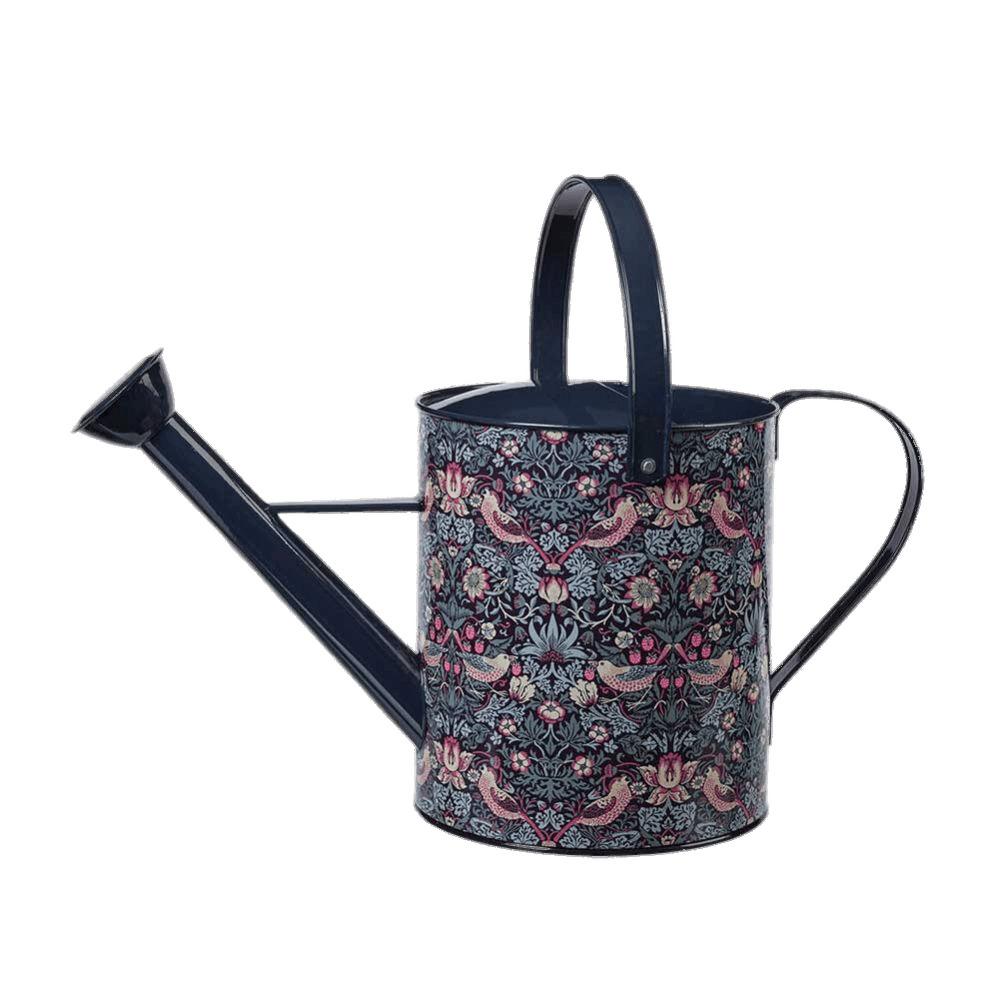 Decorated Blue Watering Can png transparent
