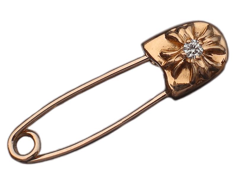 Decorated Safety Pin png transparent