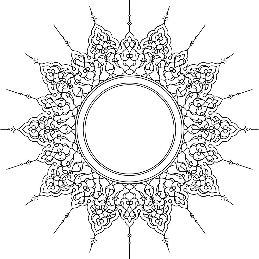 Decorative Ornamental Circle png transparent