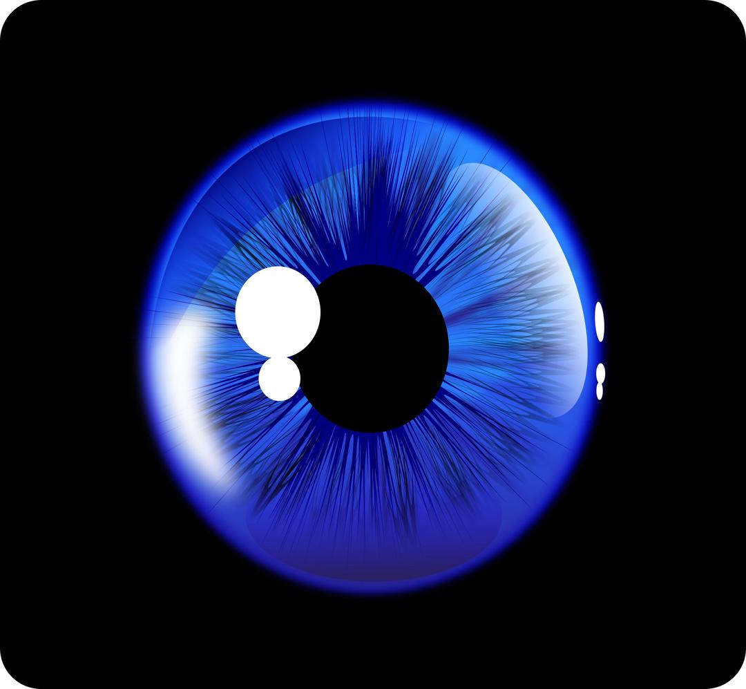 Deep Blue Eye (Inkscape 0.48) png transparent