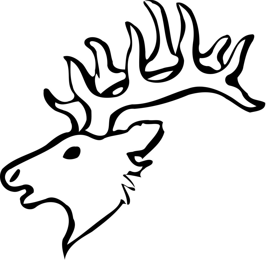 Deer Head png transparent