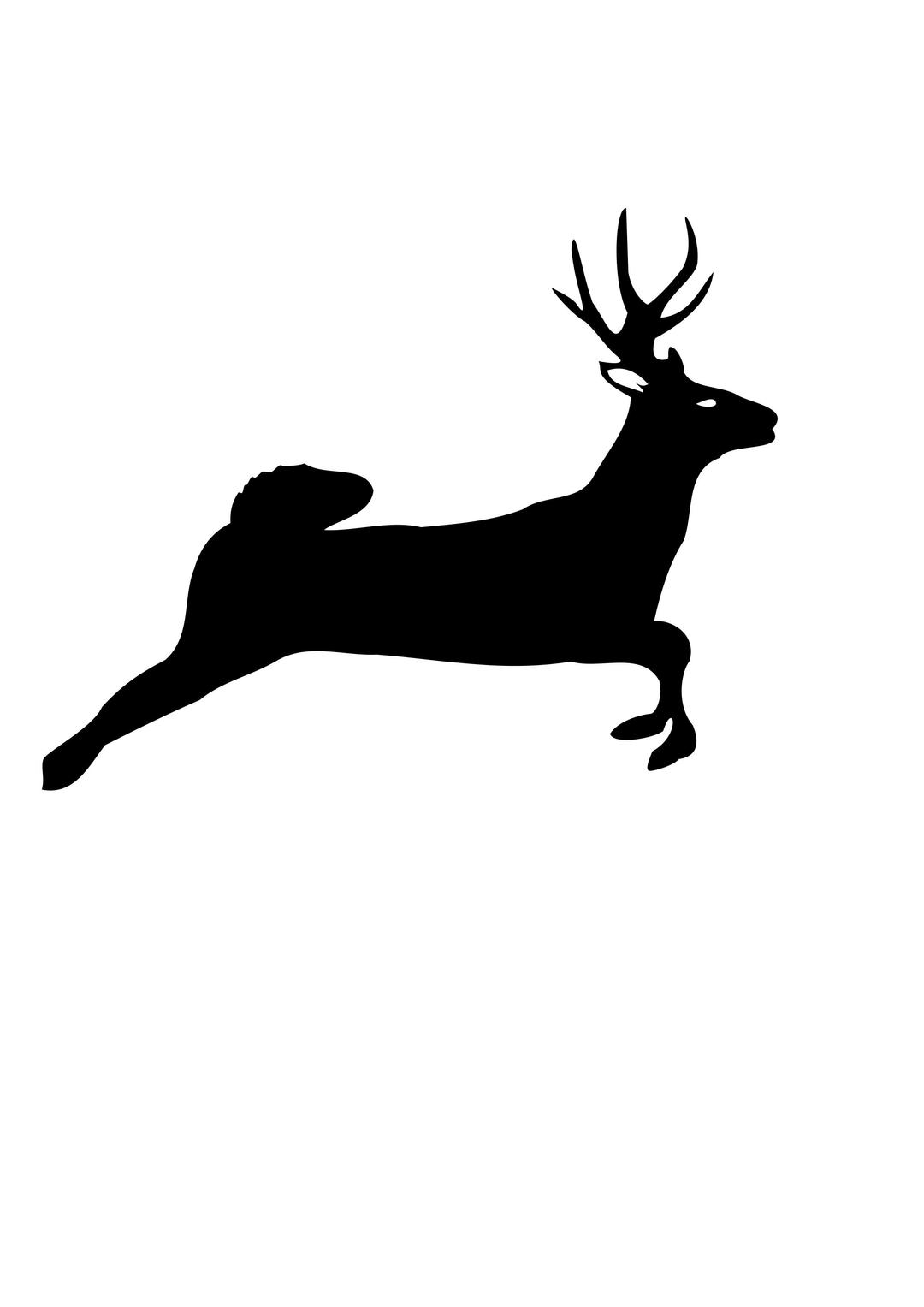 Deer Jumping png transparent