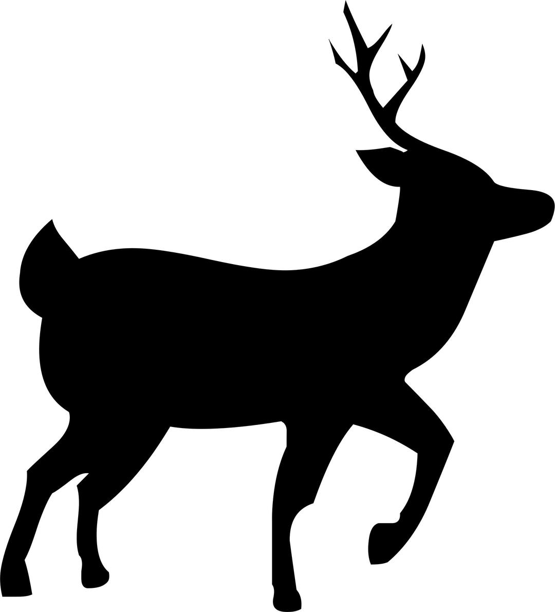 Deer Silhouette png transparent