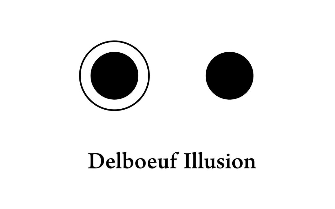 Delboeuf Illusion png transparent