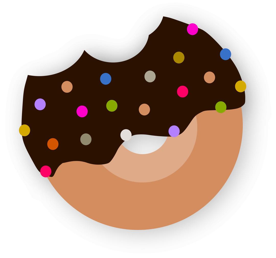 Delicious Donut With Chocolate png transparent