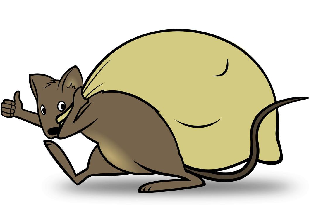 Delivery mouse png transparent