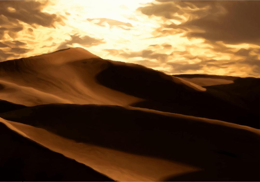 Desert Scene png transparent