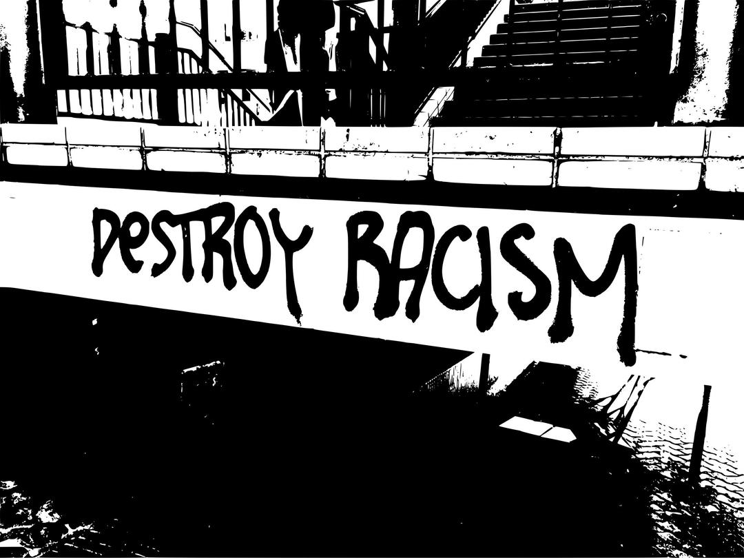 Destroy Racism Request png transparent