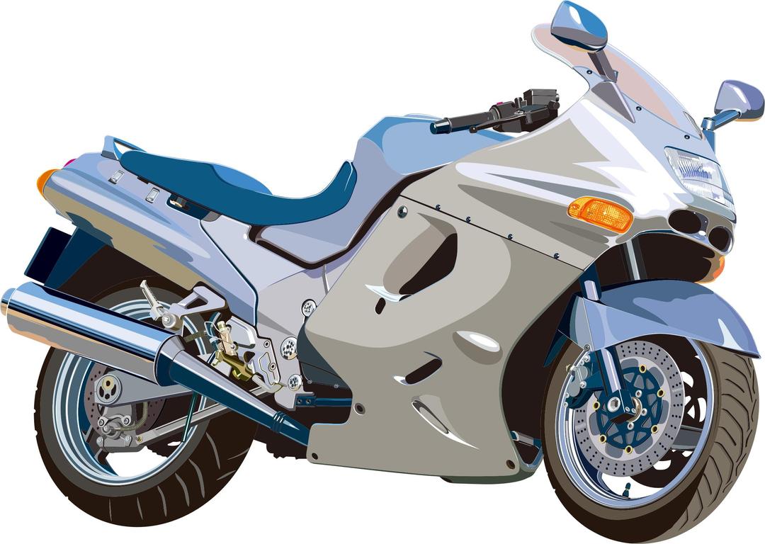 Detailed Motorcycle png transparent