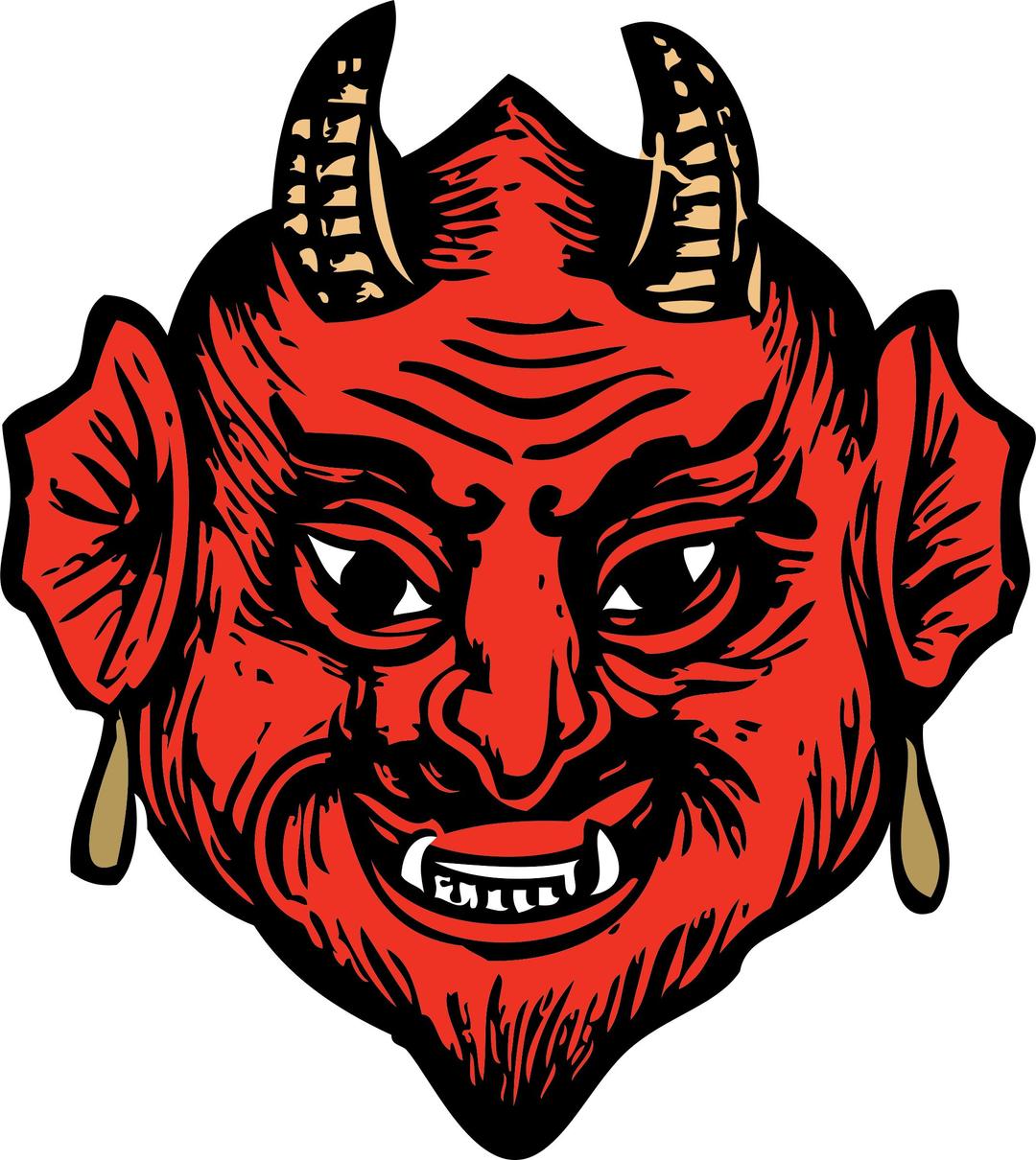 Devil head png transparent