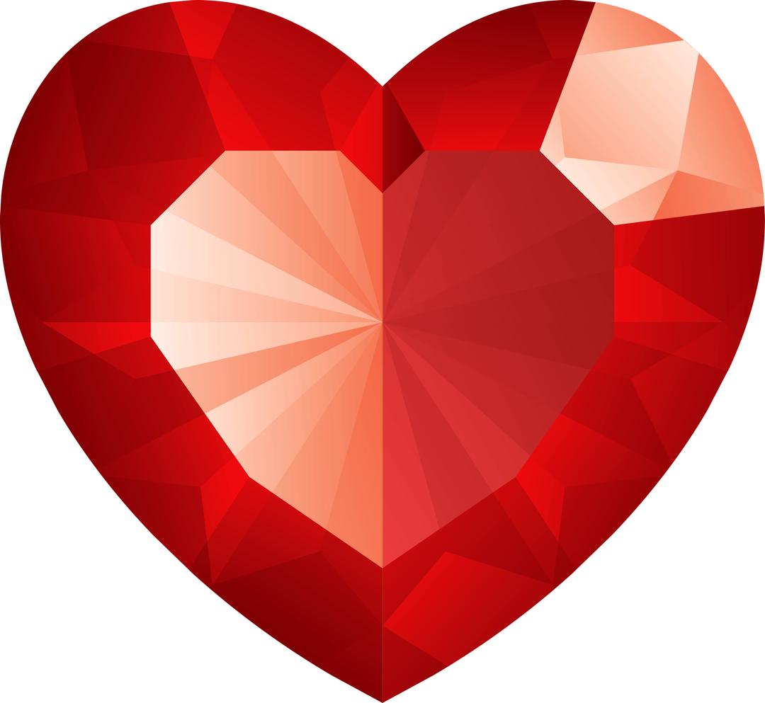 Diamond Heart png transparent