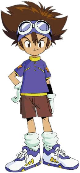 Digimon Character Taichi png transparent