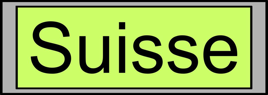 Digital Display with "Suisse" text png transparent