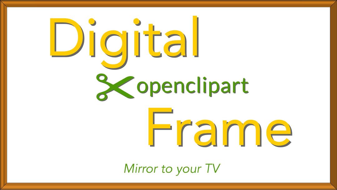 Digital OpenClipArt Frame 16x9 png transparent