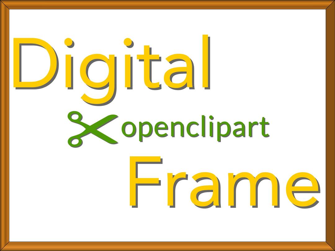 Digital OpenClipArt Frame 4x3 png transparent