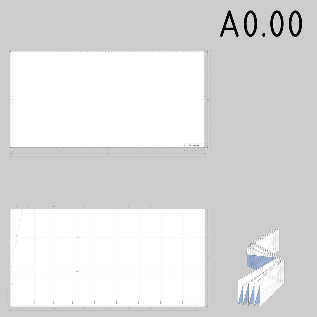 DIN A0.00 technical drawing format and folding png transparent