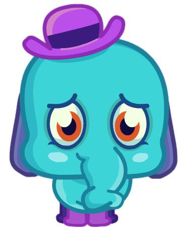 Dinky the Woeful Welliphant png transparent