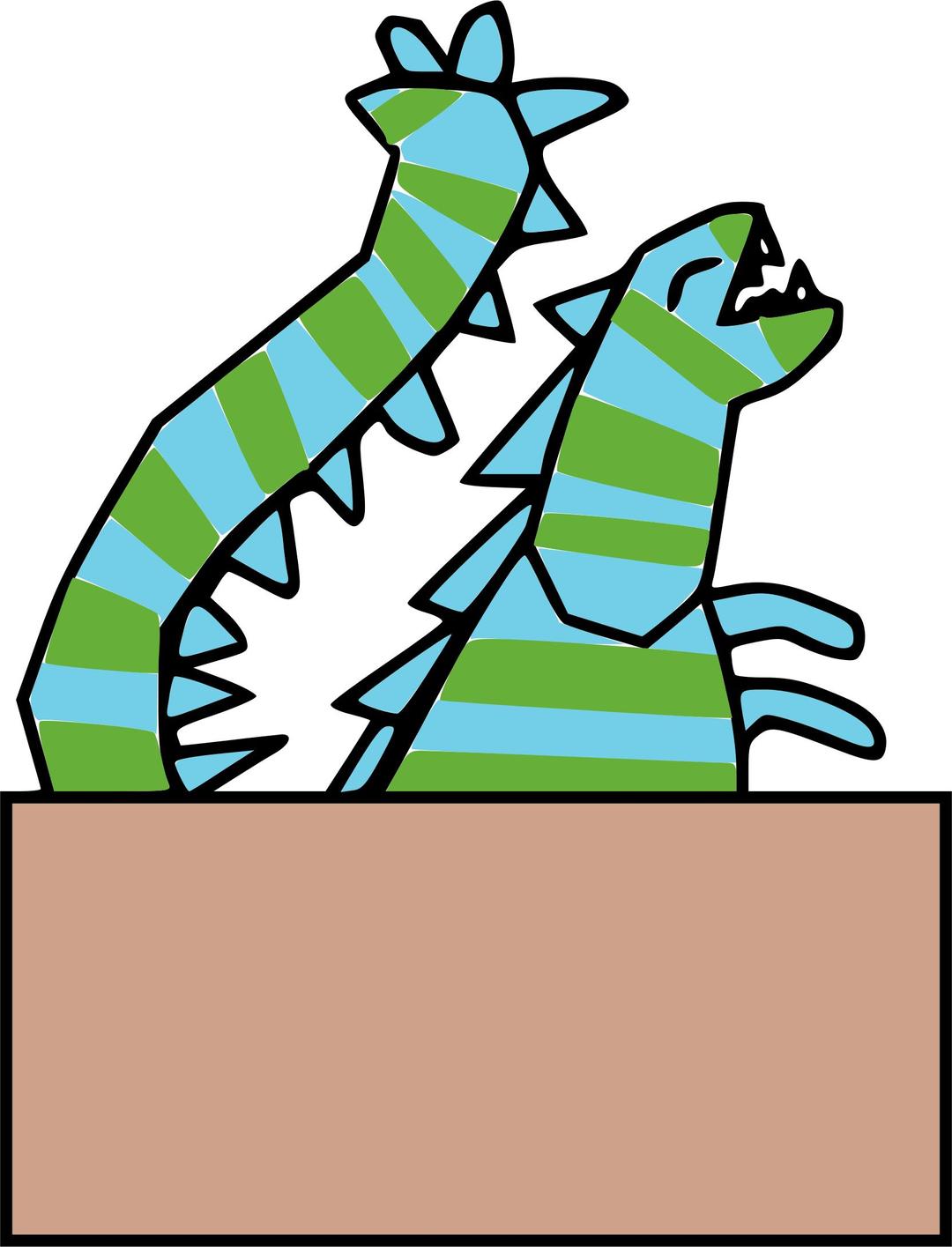 Dinosaur in a Box png transparent