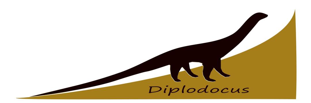 Diplodocus-silhouette png transparent