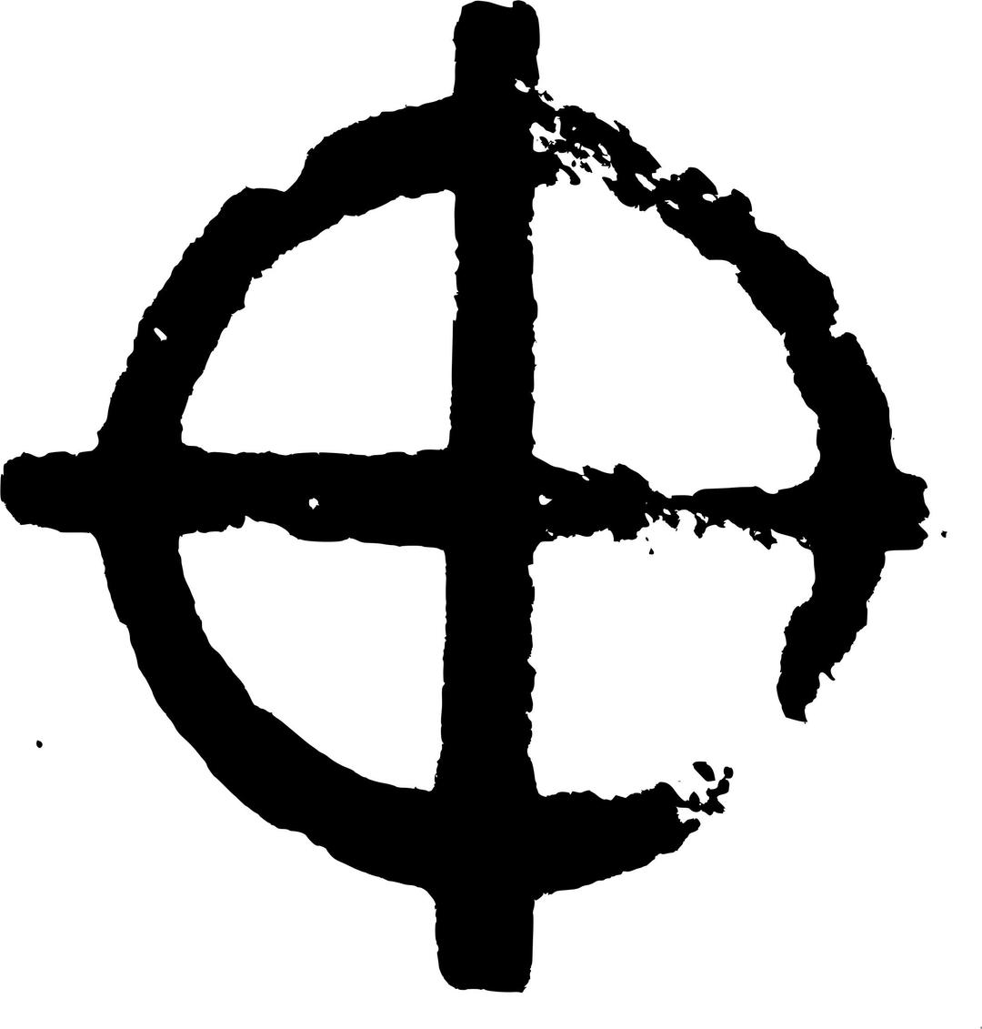 Distorted nazi symbol png transparent