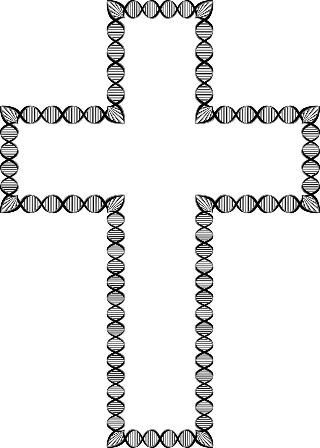 DNA Cross png transparent