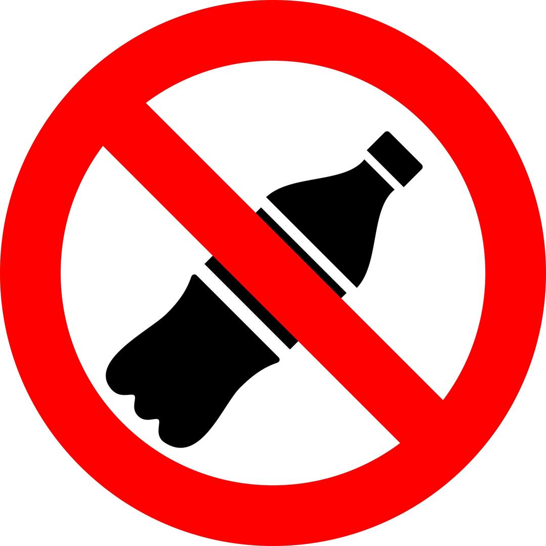 Do not drink sign png transparent