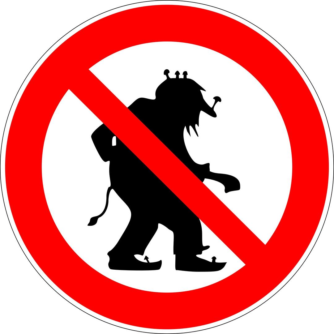 Do not trolling sign png transparent