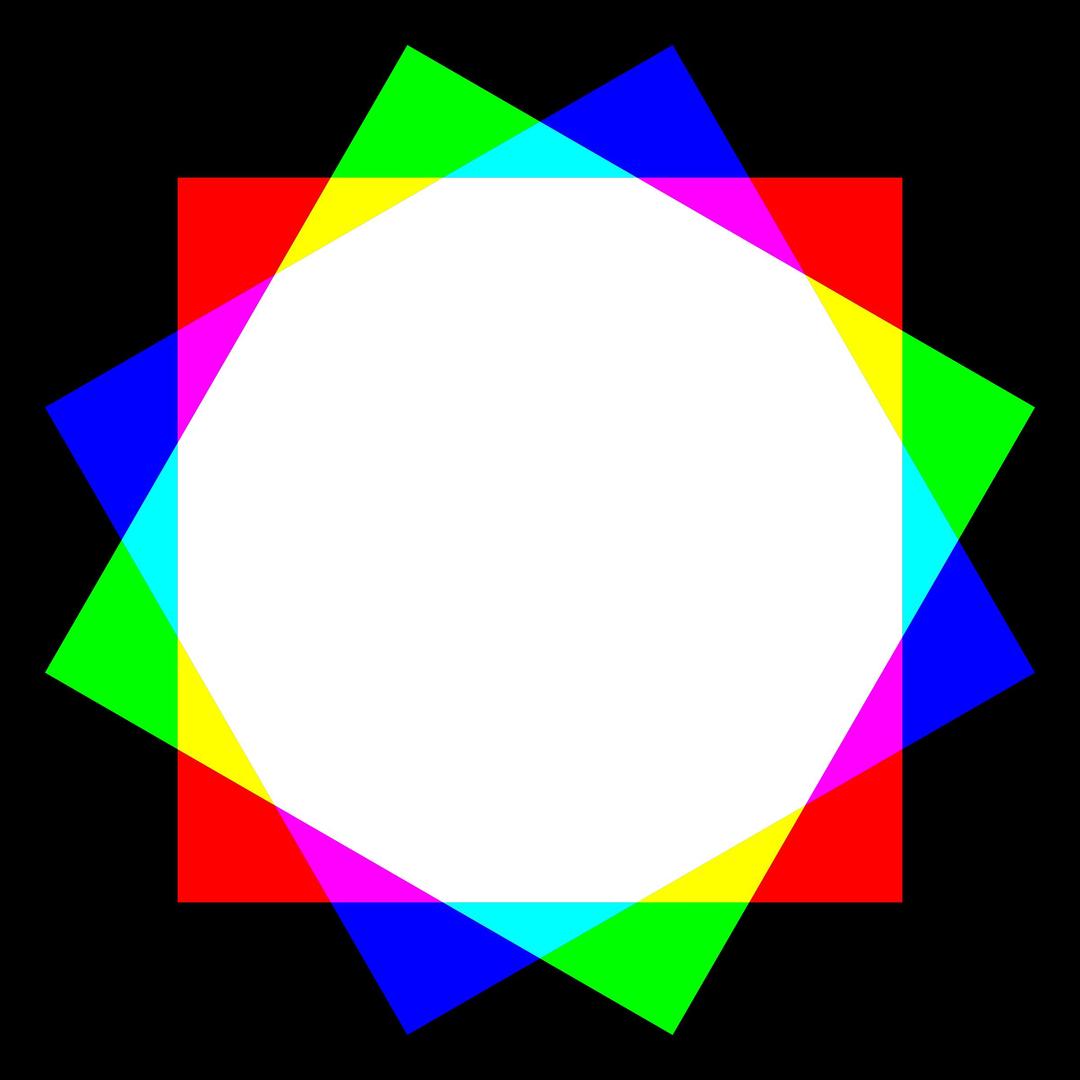 dodecagon color mixing png transparent