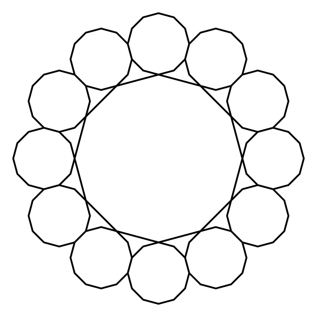 dodecagon ring png transparent