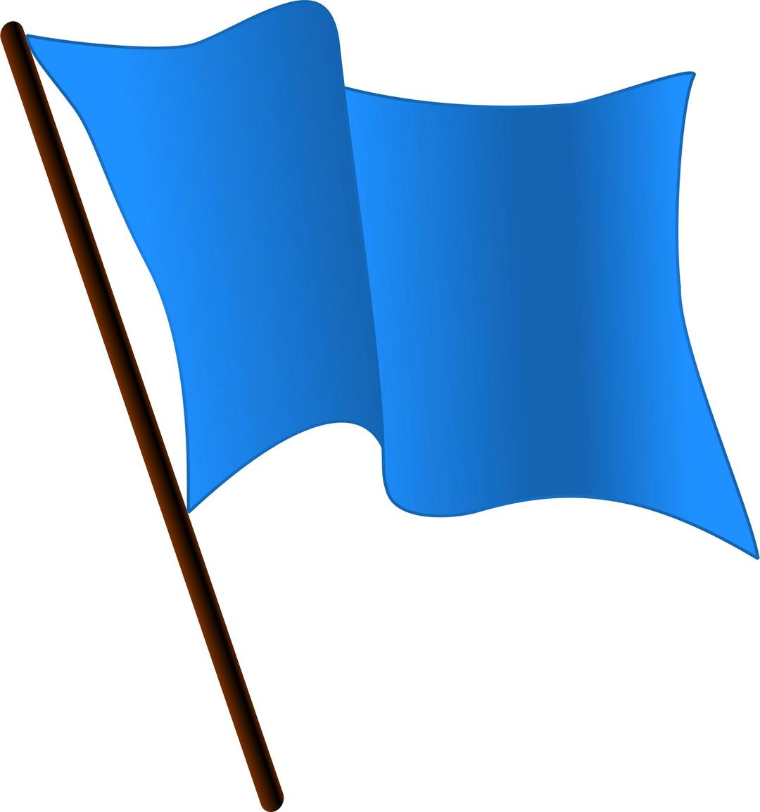 DodgerBlue Flag Waving png transparent