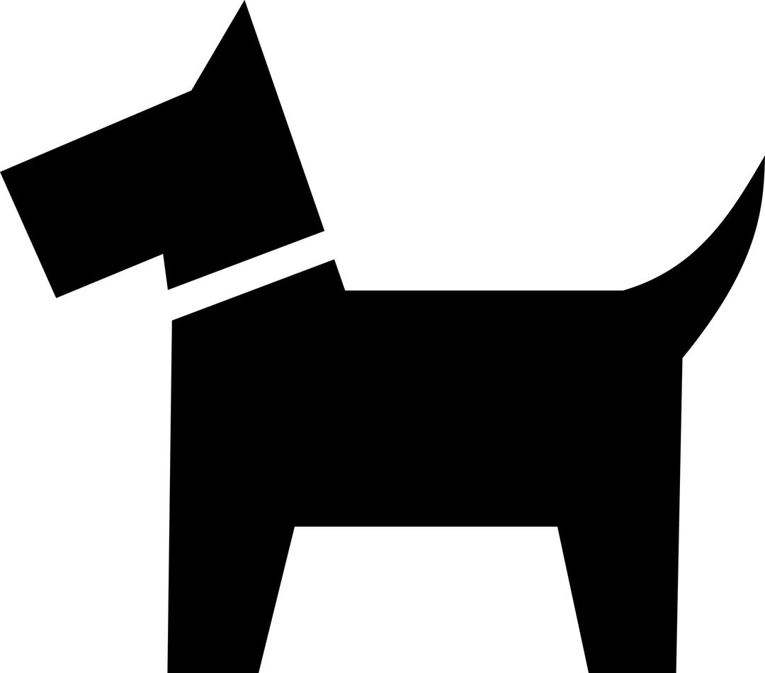 Dog pictogram png transparent