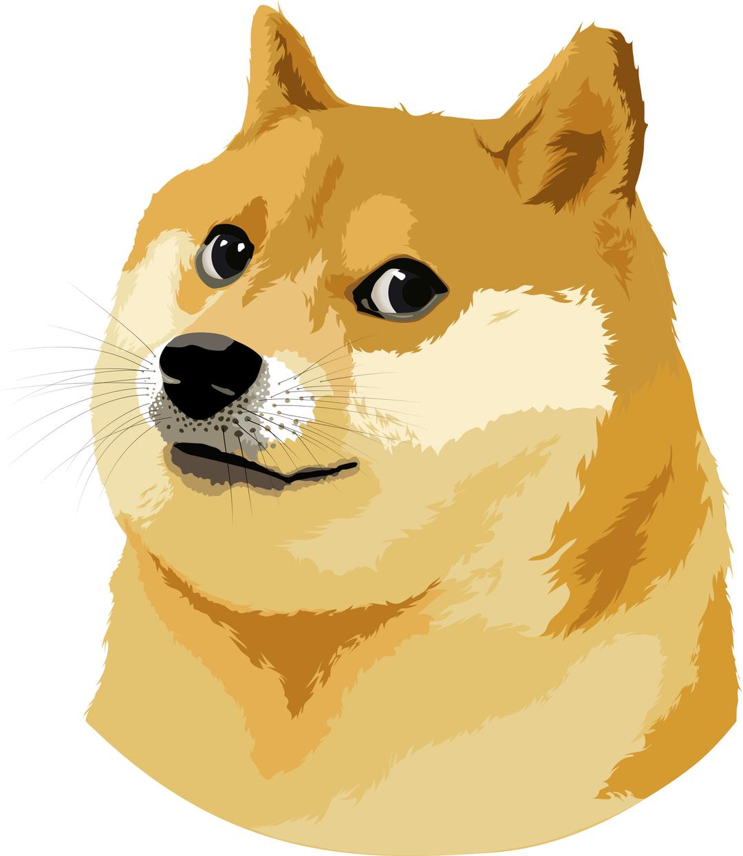 Doge Vector Illustration png transparent