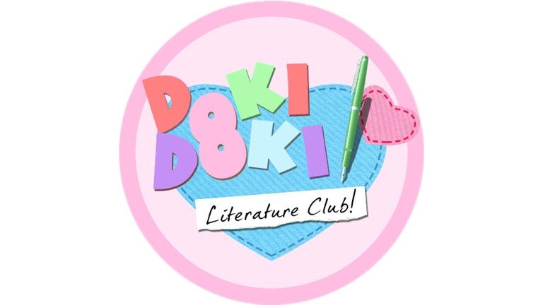 Doki Doki Literature Club Logo png transparent