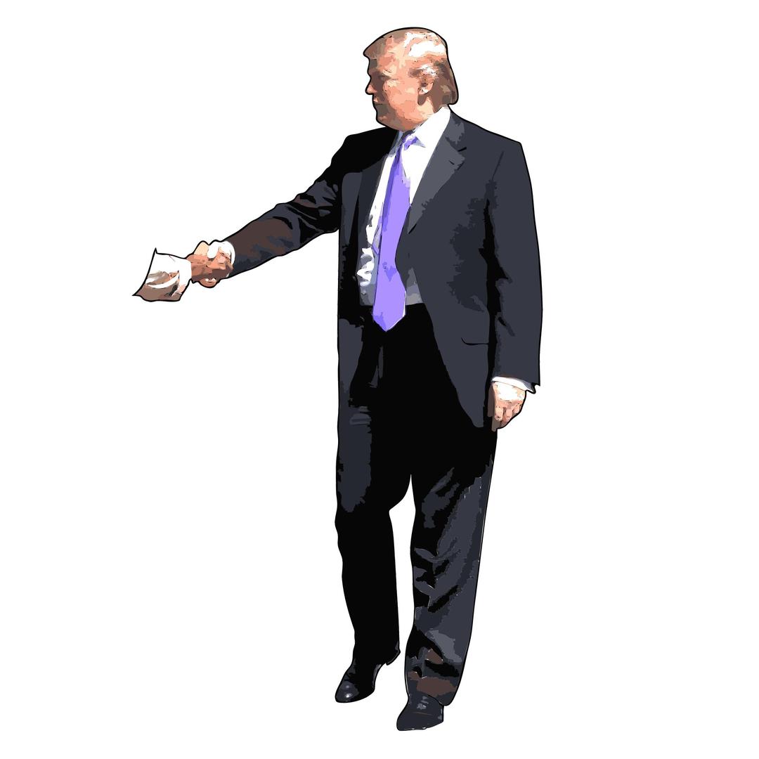Donald Trump Handshake png transparent