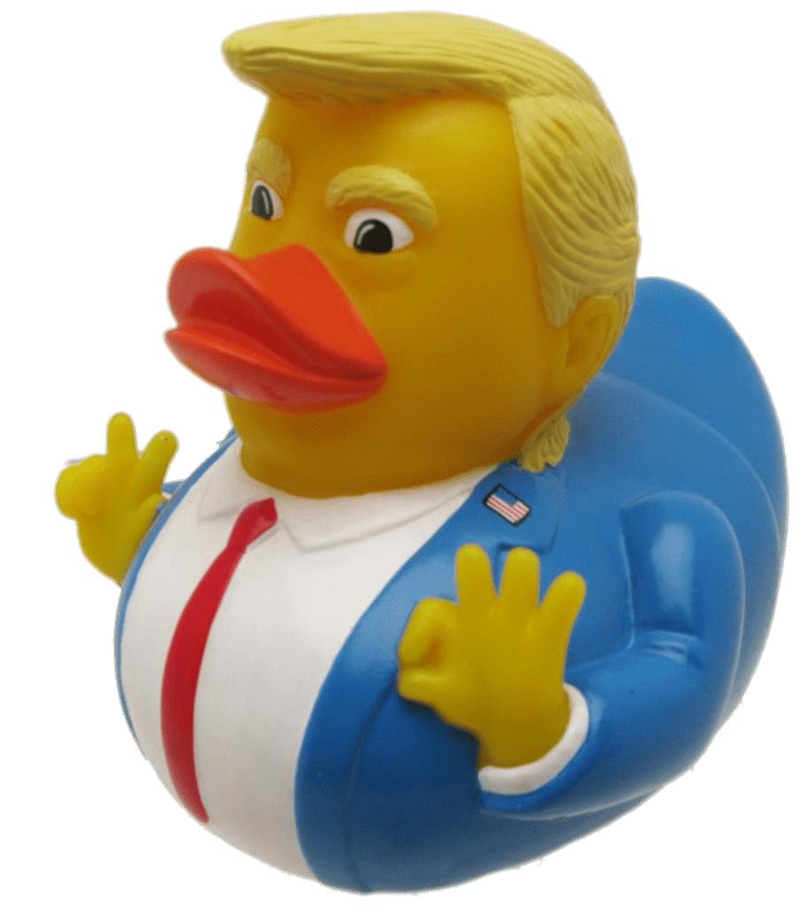 Donald Trump Rubber Duck png transparent