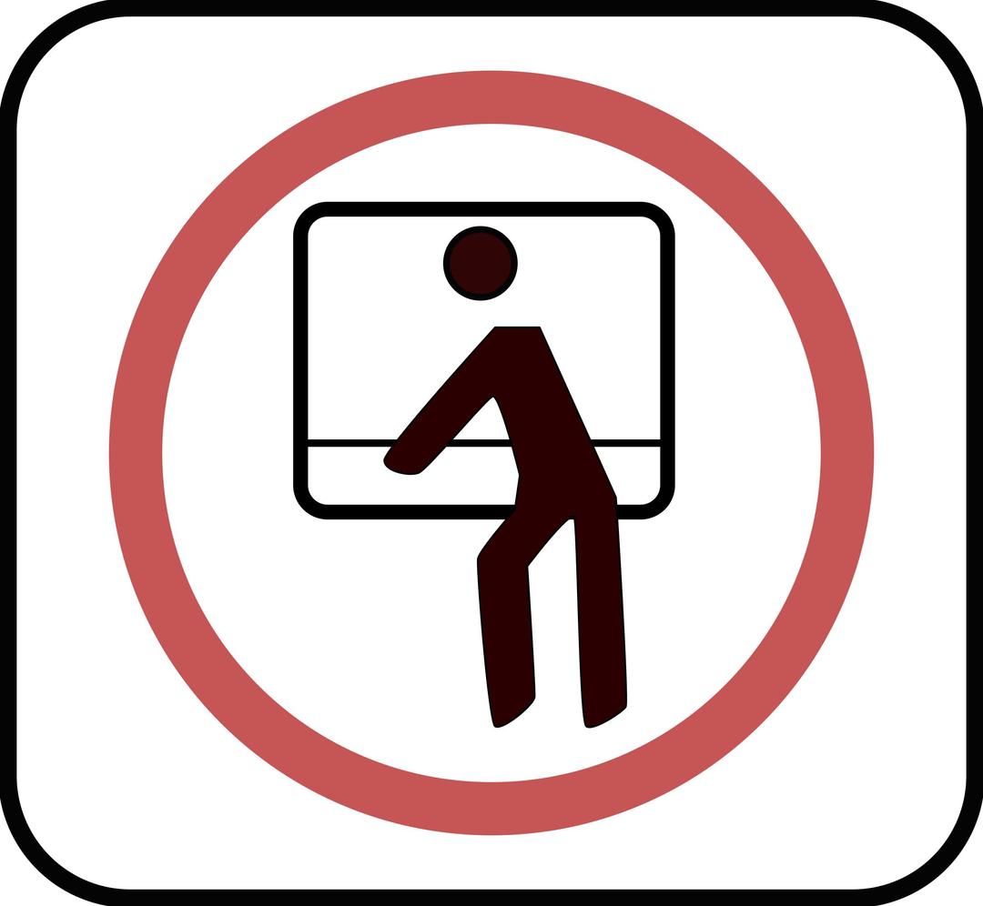 Don't lean out of the window png transparent