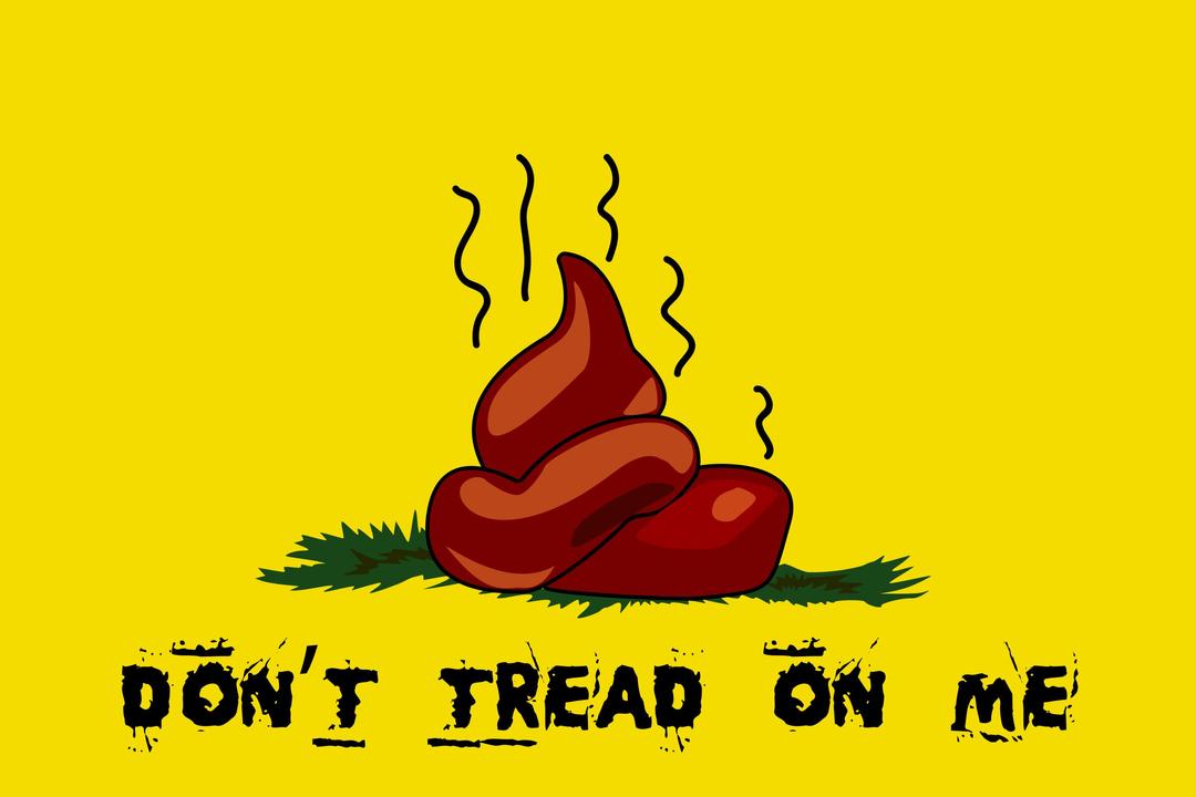 Don't Tread On Me png transparent