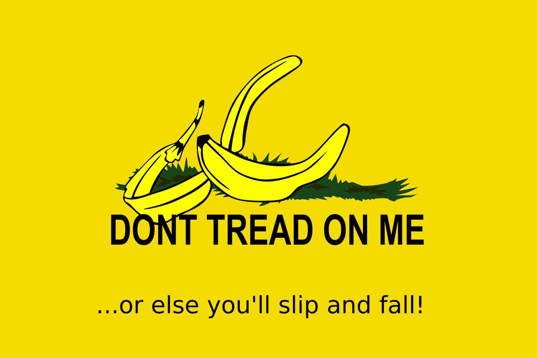 Don't Tread On Me (Banana Peel Remix) png transparent