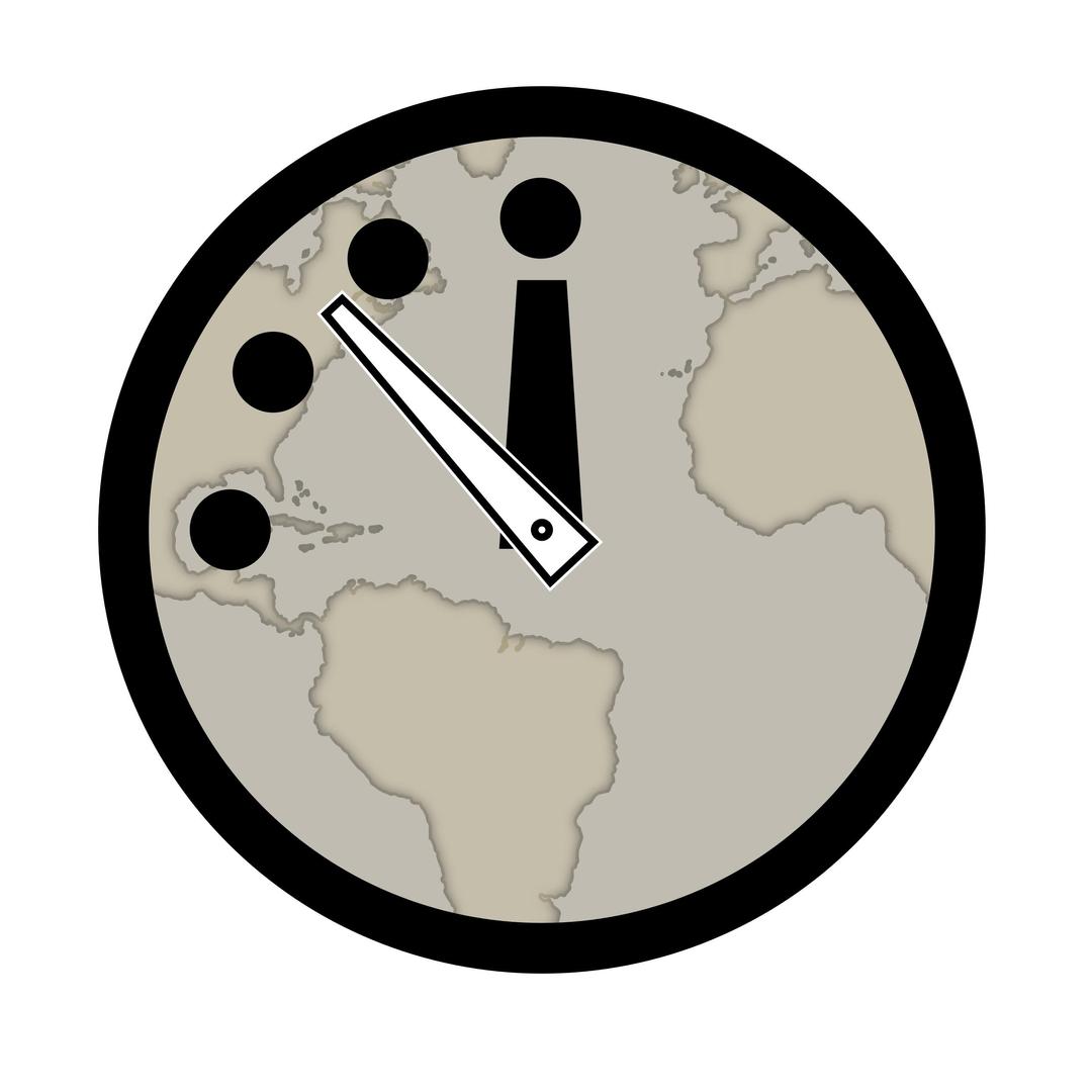 Doomsday Clock png transparent
