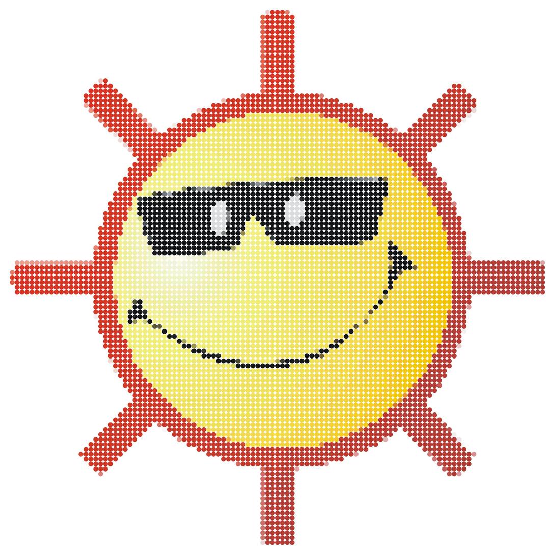 Dotted Sun png transparent